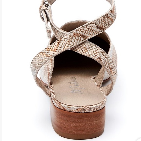 Matisse Half Moon Natural Snake Loafer - Picture 4 of 8